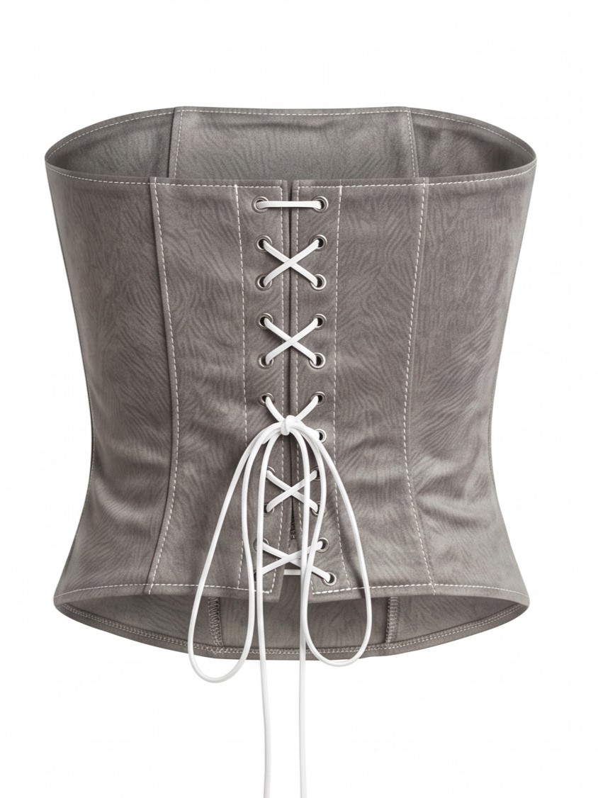 Aurelie Cream Velvet Corset