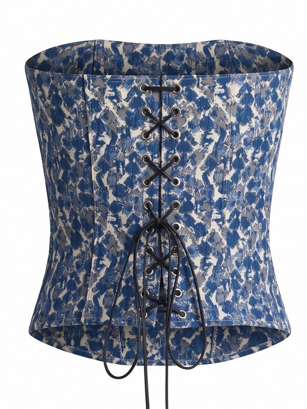 Aurelie Baby Blue Corset