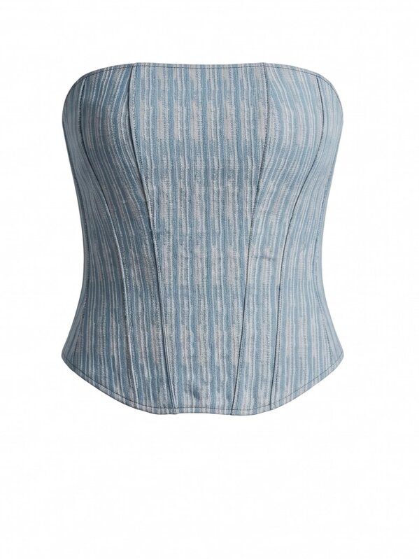 Aurelie Baby Blue Corset